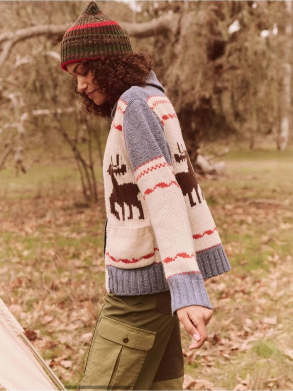 The Great Outdoors The Shawl
Collar Full Zip Sweater - Picture 3 of 10
